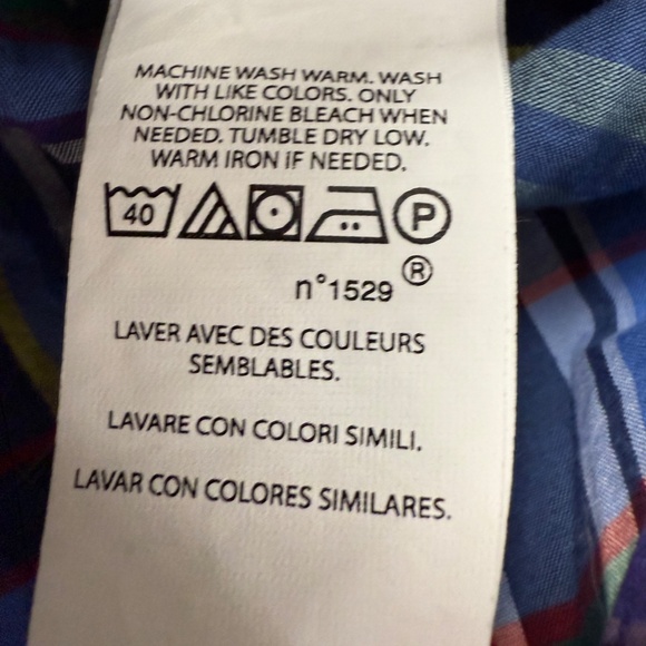 Polo Ralph Lauren Toddler Boy's Plaid Button Down Size 18 M Long Sleeve - Picture 10 of 11